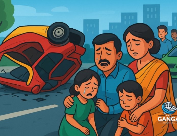 उत्तराखंड: एक पल में उजड़ गया परिवार, सड़क हादसे ने बच्चों का सहारा छीन लिया, Polix