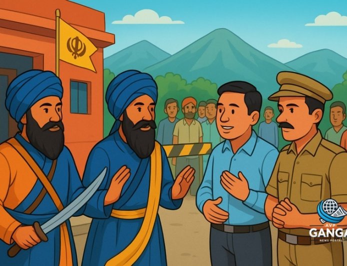 पांवटा साहिब सीमा पर स्थिति सामान्य, निहंग समुदाय और प्रशासन के बीच सकारात्मक संवाद, Swag