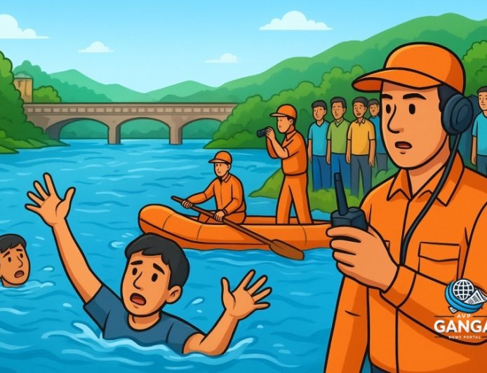 ऋषिकेश में गंगा में नहाते समय दो युवक लापता, सर्च ऑपरेशन जारी, Polix