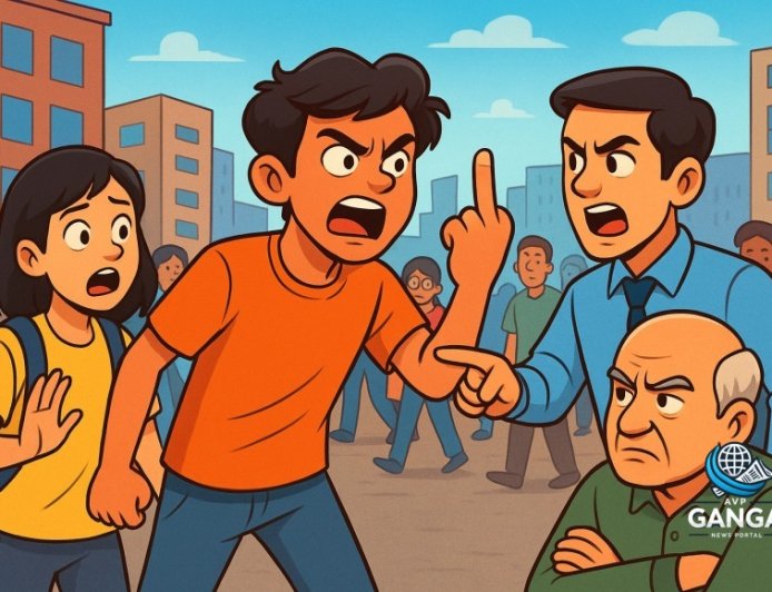 क्या अशिष्टता और बर्बरता अब नया फैशन बन गया है?, Akhada