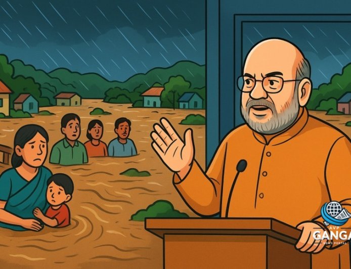 अमित शाह ने अरुणाचल प्रदेश में बाढ़ संकट के दौरान केंद्र सरकार का समर्थन देने का आश्वासन दिया, Bindaas