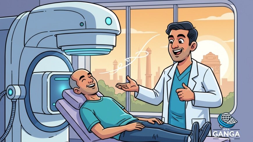 भारत में सिर और गर्दन के कैंसर के लिए पहली बार हुई बिना मास्क और सिमुलेशन के रेडिओथेरेपी, radiotherapy, head and neck cancer, India