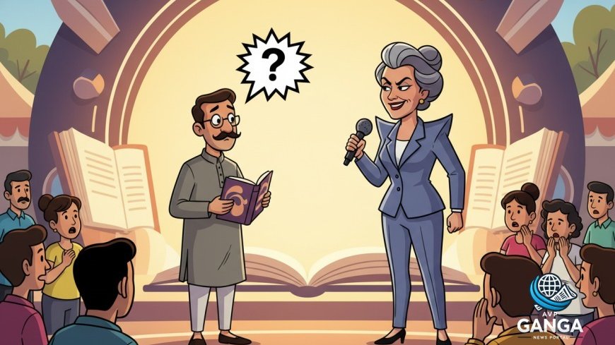 साहित्यिक महोत्सव में लेखक को 'नॉन-फिक्शन' कहकर उपहास, 'कठोर लेडी' पर गरमाई बहस, Ganesh Saili, literary festival, non-fiction writer