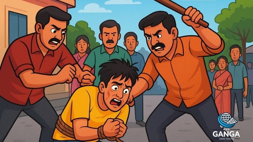 उत्तराखंड: चोरी के संदेह में युवक को बंधक बनाकर बेरहमी से पीटा गया, Uttarakhand, Haridwar, youth beaten