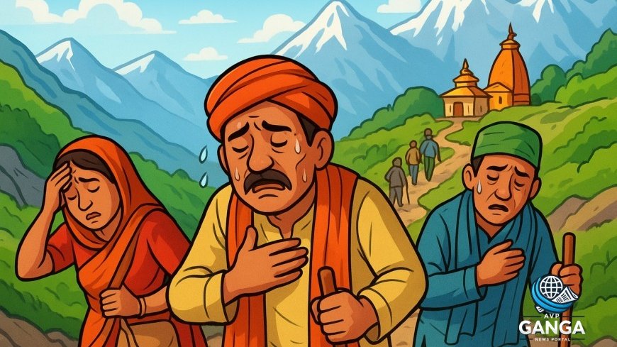 चार धाम यात्रा में तीर्थ यात्रियों की कठिनाई, 40 यात्रियों की मौत, Char Dham Yatra, oxygen shortage, pilgrims death