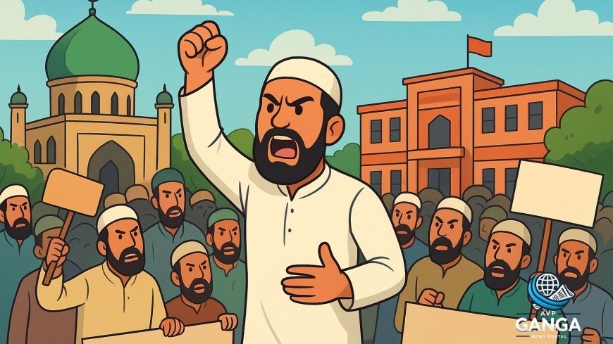 थानो में मस्जिद सीलिंग के खिलाफ Muslims का विरोध प्रदर्शन, Thano mosque sealing, Muslim protest, District Magistrate office