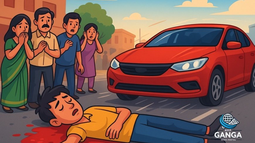लालकुआं में सड़क हादसा: तेज रफ्तार वाहन की टक्कर से युवक की जान गई, Lalkuan accident, youth death, road accident news