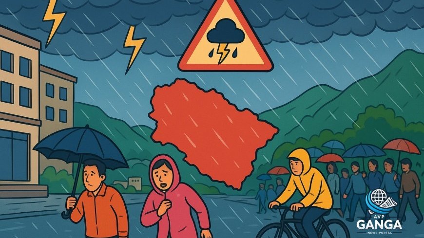 उत्तराखंड में भारी बारिश की चेतावनी: देहरादून, टिहरी और अन्य जिलों पर नजर, Uttarakhand weather, heavy rain warning, Dehradun