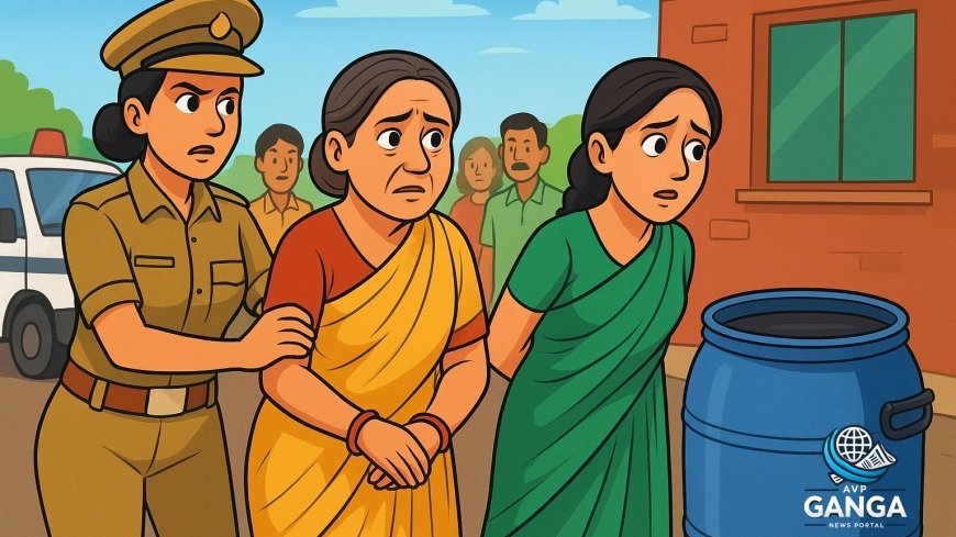 उधम सिंह नगर में नीले ड्रम ने खोली सास-बहू की जालसाजी की कहानी, पुलिस ने की कार्रवाई, Udham Singh Nagar news, illegal liquor, police arrest