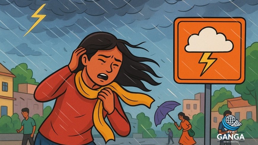 उत्तराखंड में मौसम का बदला मिजाज: तेज हवाओं और बारिश का ऑरेंज अलर्ट, Uttarakhand weather, orange alert, monsoon update