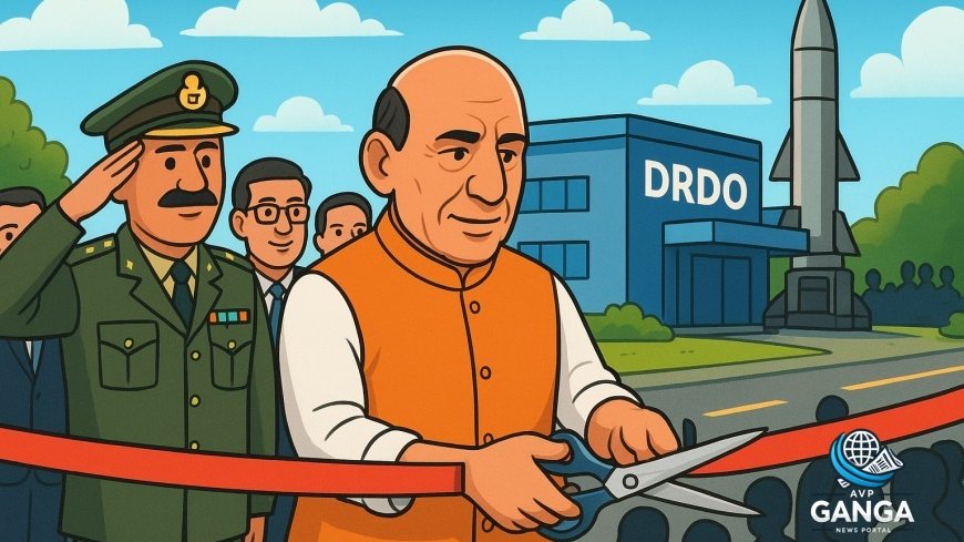 रक्षा मंत्री राजनाथ सिंह ने हैदराबाद में उन्नत हथियार प्रणाली परिसर का उद्घाटन किया, Rajnath Singh, advanced weapon system, DRDL Hyderabad