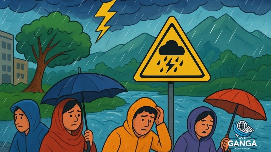 उत्तराखंड मौसम: वीकेंड पर झमाझम बारिश और आंधी-बिजली का येलो अलर्ट, Uttarakhand weather, monsoon forecast, yellow alert