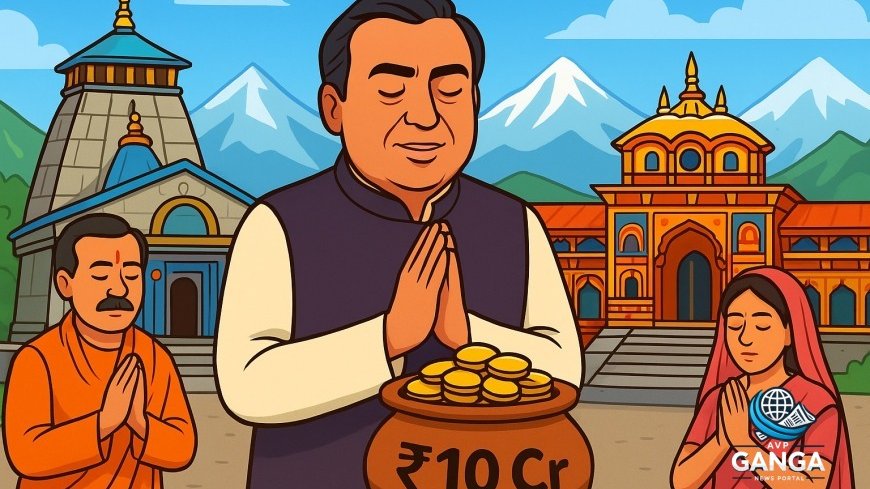 मुकेश अंबानी ने केदारनाथ और बद्रीनाथ धाम में दान किए ₹10 करोड़, देश की खुशहाली के लिए की प्रार्थना, Mukesh Ambani, Kedarnath, Badrinath