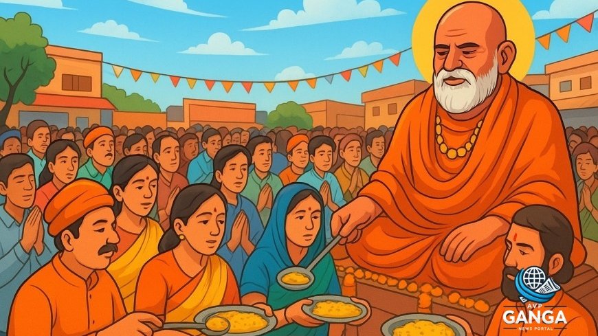 उत्तराखंड में नीम करौली बाबा के भंडारे में श्रद्धालुओं की उमड़ी भीड़, Neem Karoli Baba, Uttarakhand, Bhandara