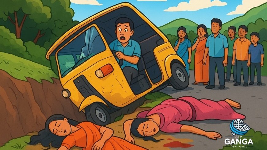 नैनीताल-कालाढूंगी मार्ग पर दर्दनाक हादसा, दो महिलाओं की हुई मौत, Nainital Kaladhungi road accident, tempo traveler crash, women deaths