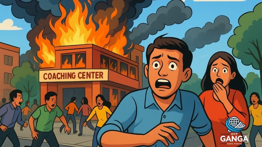 लखनऊ में कोचिंग सेंटर में आग लगने से 15 छात्रों की मौत, कई घायल, Lucknow fire, coaching center tragedy, student deaths