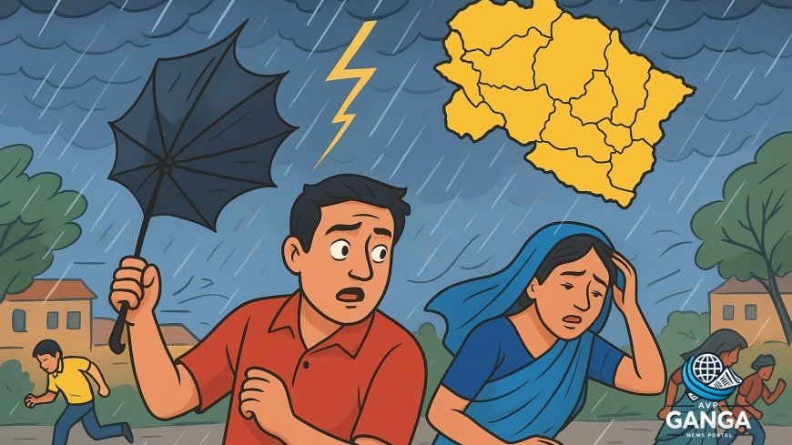 उत्तराखंड में 9 जिलों के लिए बारिश और तेज हवाओं का अलर्ट, मानसून में देरी की संभावना, Uttarakhand weather, yellow alert, monsoon update