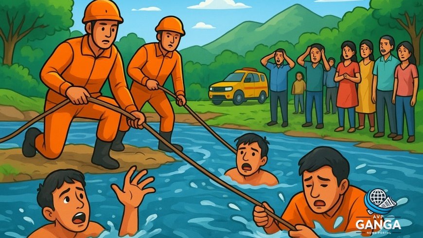 कुमाऊं में नहाने के दौरान दर्दनाक हादसा: चार युवक नदी में डूबे, दो की मौत, Kumaon, drowning accident, youth