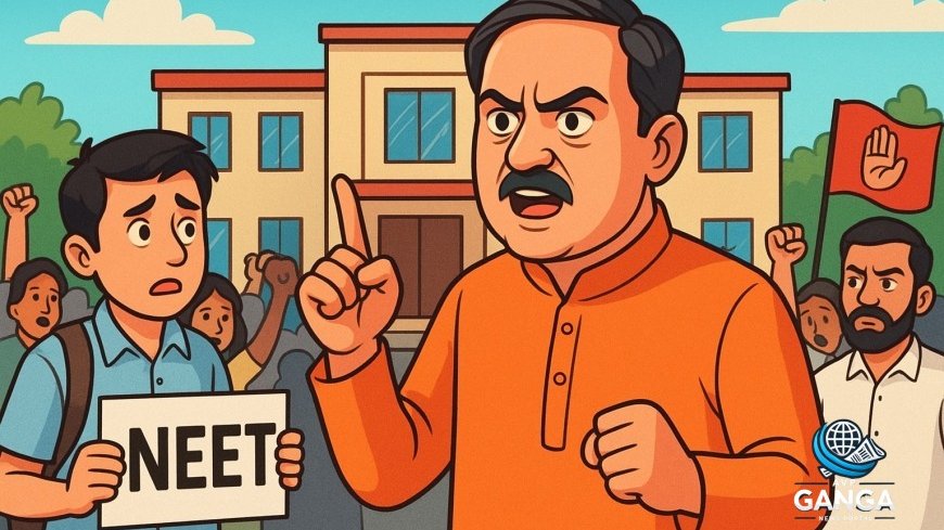 NEET परीक्षा पर कांग्रेस की राजनीति, महेंद्र भट्ट ने उठाए सवाल, Mahendra Bhatt, Congress, BJP