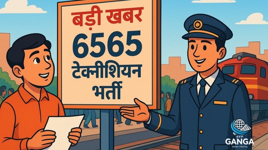 रेलवे भर्ती: 6565 टेक्नीशियन पदों के लिए आवेदन 30 जून से शुरू होंगे, Railway recruitment, Technician jobs, RRB