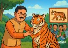 विश्व बाघ दिवस पर सीएम धामी ने बाघ संरक्षण पर दिया जोर, किया सम्मानित, Swag