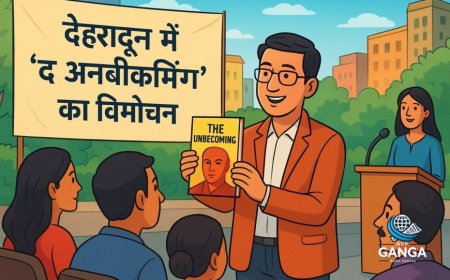 देहरादून में 'द अनबीकमिंग' का विमोचन: सफलता की कहानियों पर विचार, Akhada