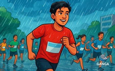 हल्द्वानी में 23 TRI Club की 'रेन रन' में 700 से अधिक धावकों की भागीदारी, Polix