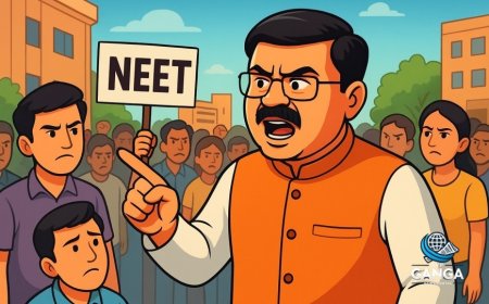 धर्मेंद्र प्रधान ने कांग्रेस के NEET पेपर लीक पर विरोध की आलोचना की, Bindaas