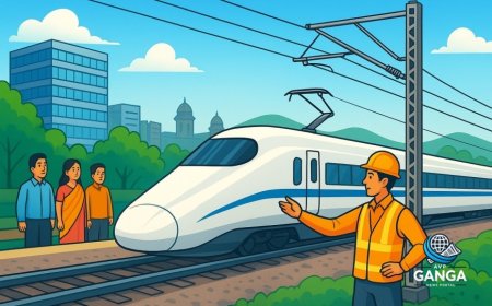 मुंबई–अहमदाबाद बुलेट ट्रेन परियोजना के विद्युतीकरण में तेजी, नए आयामों की ओर, Swag