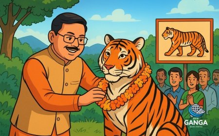 विश्व बाघ दिवस पर सीएम धामी ने बाघ संरक्षण पर दिया जोर, किया सम्मानित, Swag