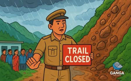 उत्तराखंड में चार धाम यात्रा दो दिन के लिए निलंबित, भारी बारिश से भूस्खलन की स्थिति, Akhada