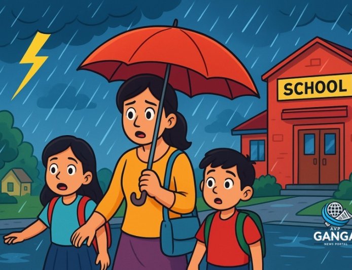 चंपावत में भारी बारिश के कारण स्कूलों में छुट्टी की घोषणा, जानें पूरी जानकारी, Polix