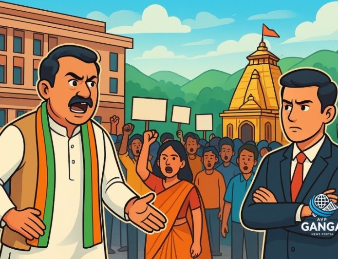बद्रीनाथ मंदिर घोटाले पर कांग्रेस ने उठाए सवाल, सियासी स्थिति हुई तनावपूर्ण, Khel