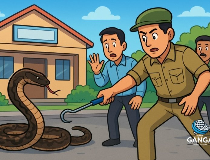 Lalkuan: टर्फ कार्यालय में घुसा विषैला करैत, वन विभाग ने बचाया बड़ा संकट, Viral