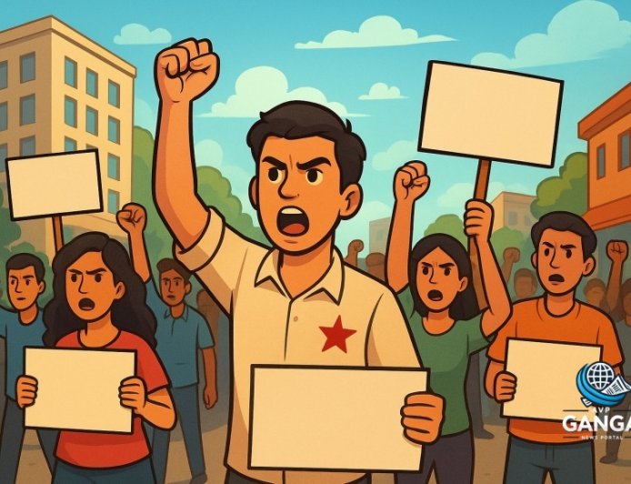 DYFI का NEET-UG पेपर लीक के खिलाफ सिलीगुड़ी में प्रदर्शन, शिक्षा मंत्री के इस्तीफे की मांग, Bindaas