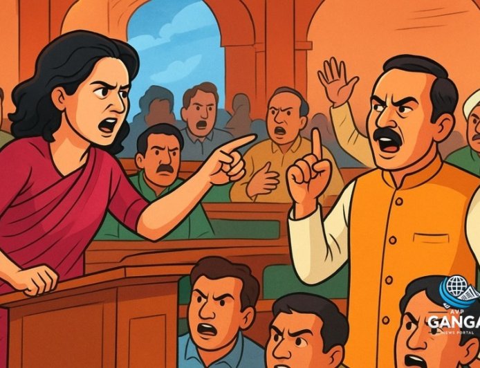 प्रियंका गांधी के शिक्षा मंत्री पर टिप्पणी से लोकसभा में उथल-पुथल, Bindaas