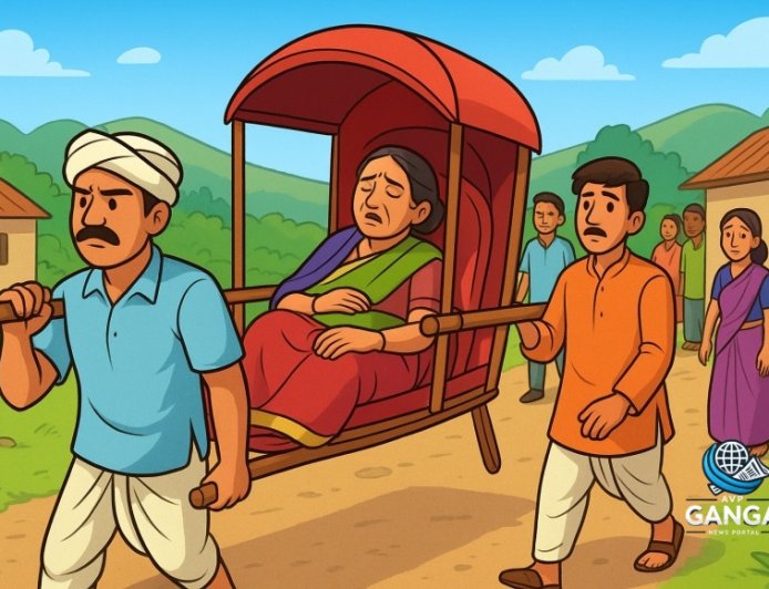 उत्तराखंड के इस गांव में आज भी डोली ही है एंबुलेंस, स्वास्थ्य सेवाओं की कमी है चिंता का विषय, Polix