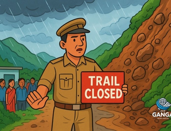 उत्तराखंड में चार धाम यात्रा दो दिन के लिए निलंबित, भारी बारिश से भूस्खलन की स्थिति, Akhada