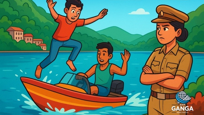 नैनीताल में बोट पर जानलेवा स्टंट, झील की सुरक्षा पर उठे सवाल, Nainital, boating, stunts