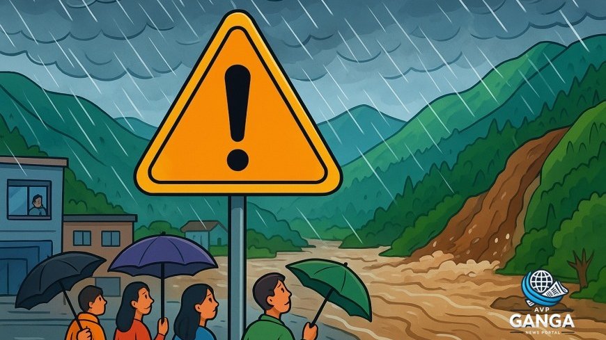 उत्तराखंड में भारी बारिश का अलर्ट, 5 जुलाई के लिए ऑरेंज चेतावनी जारी, Uttarakhand weather, heavy rain alert, orange warning