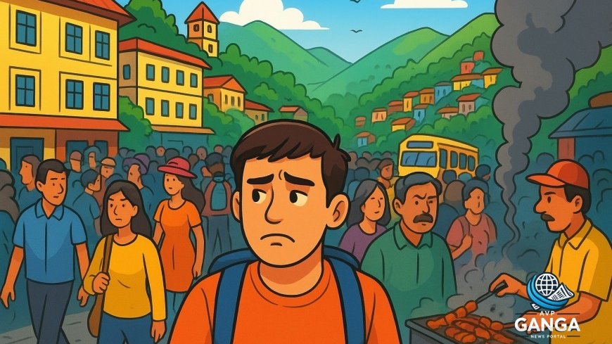 मसूरी की बढ़ती भीड़ और गिरती गुणवत्ता: एक अनोखी यात्रा, Mussoorie tourism, Landour, environmental issues