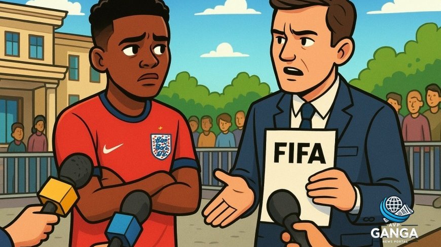 क्वांसाह की दो मैचों की पाबंदी पर इंग्लैंड को FIFA से स्पष्टीकरण की प्रतीक्षा, England, Quansah, two-match ban