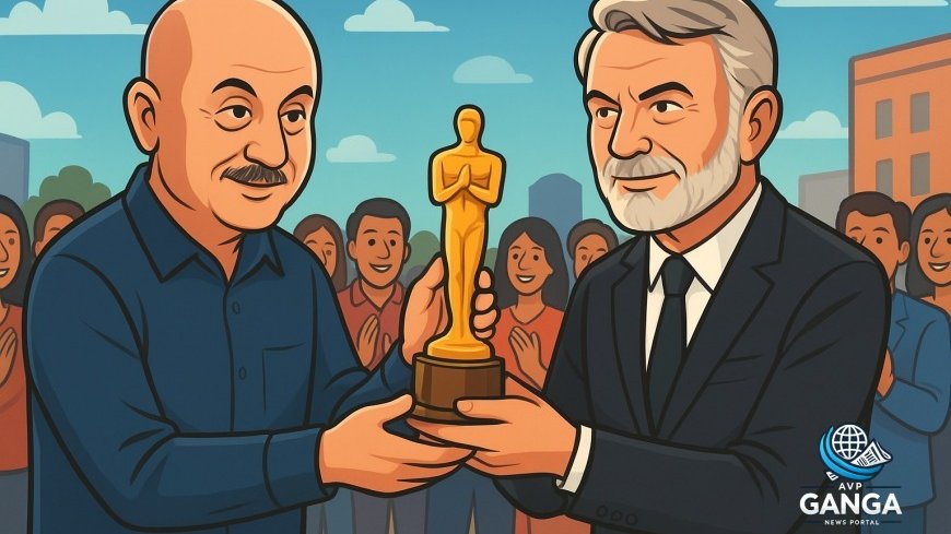 अनुपम खेर ने सैम नील को असाधारण कलाकार के रूप में सम्मानित किया, Anupam Kher, Sam Neill, extraordinary artist