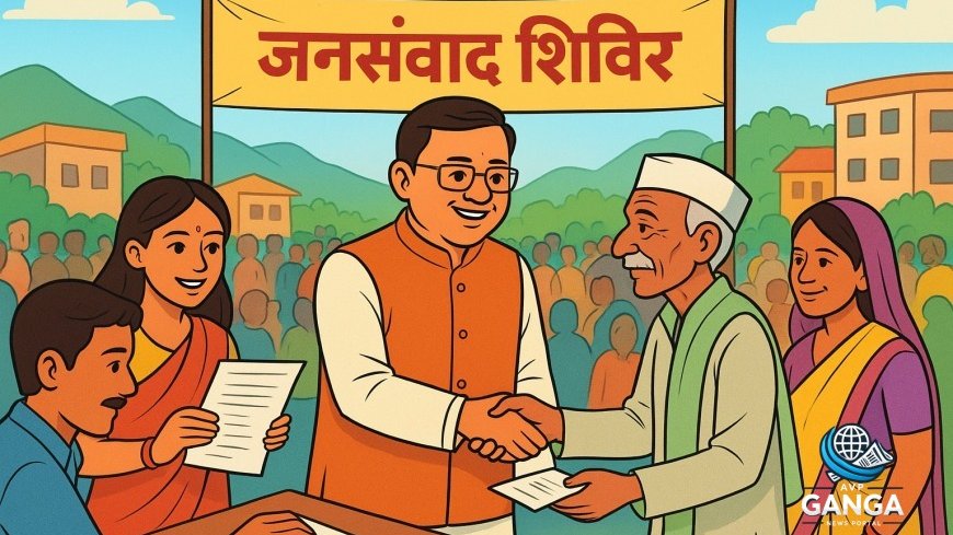 चमोली में जनसंवाद शिविर: सीएम धामी ने हजारों लाभार्थियों को पहुंचाई सहायता, Chamoli, CM Dhami, Jansamvad Camp
