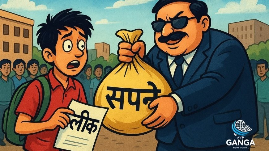 कागज लीक माफिया: भारत के युवाओं के सपनों की चोरी, paper leak, competitive exams, youth aspirations