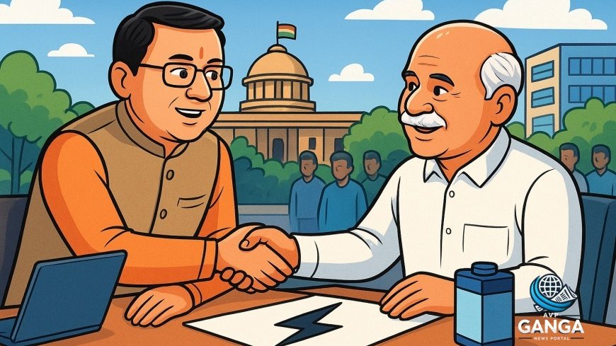 उत्तराखंड को मिलेगी अतिरिक्त बिजली, सीएम धामी ने उठाई महत्वपूर्ण मांग, Uttarakhand electricity supply, CM Dhami meeting, renewable energy projects