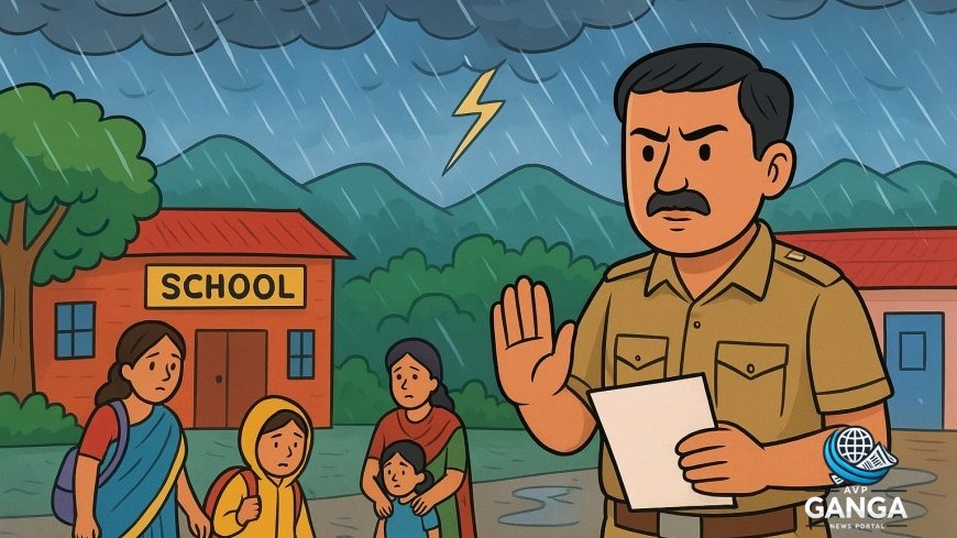 उत्तराखंड में भारी बारिश के चलते जिलाधिकारी ने स्कूल और आंगनबाड़ी केंद्र बंद करने के दिए आदेश, Uttarakhand heavy rain, school closure, anganwadi center