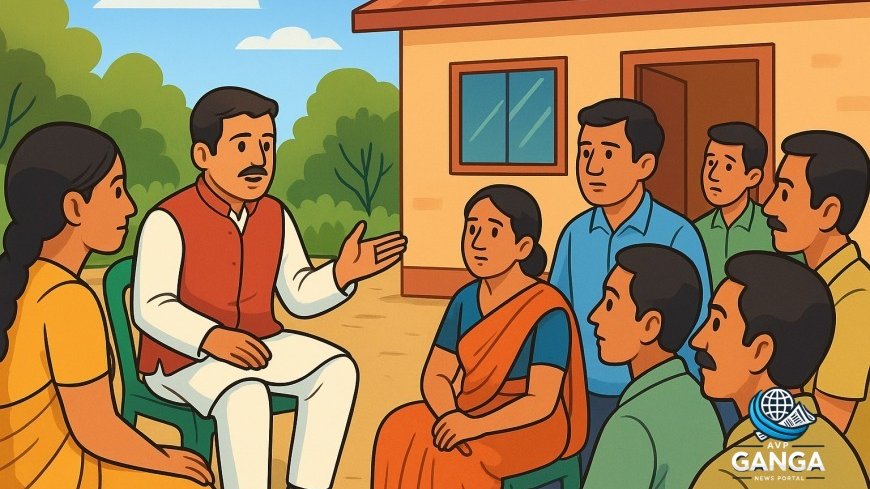 दीपेंद्र कोश्यारी के आवास पर जनसंवाद: क्षेत्रवासियों की समस्याओं को सुना सौरभ बहुगुणा ने, Saurabh Bahuguna, Dipendra Koshyari, Jansamvad