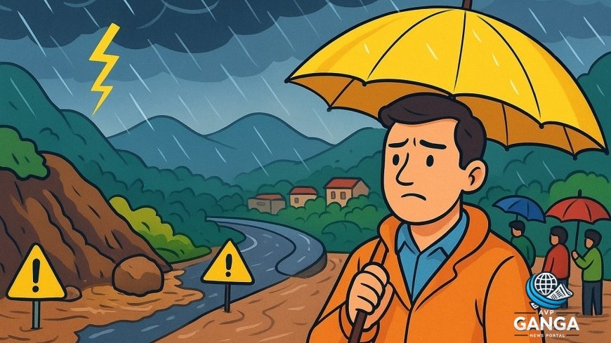 उत्तराखंड मौसम अपडेट: छह जिलों में भारी बारिश का येलो अलर्ट, IMD ने 25 जुलाई तक सतर्क रहने की सलाह दी, Uttarakhand weather, heavy rain alert, IMD advisory
