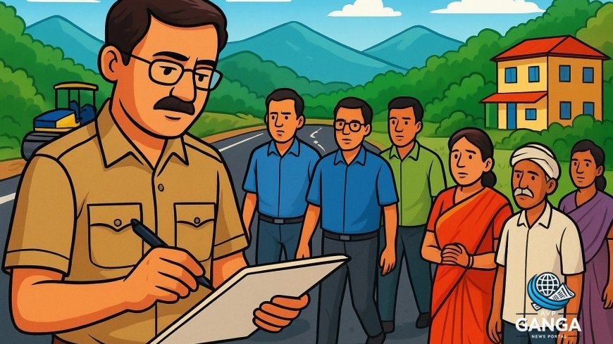 नैनीताल में कौन्ता–ककोड़–हरीशताल मोटर मार्ग की होगी उच्चस्तरीय जांच, Nainital road quality investigation, DM orders road quality check, Uttarakhand news